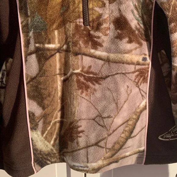 RealTree Ladies Camouflage Fleece Pullover Hoodie - Host Pick - Picture 5 of 10